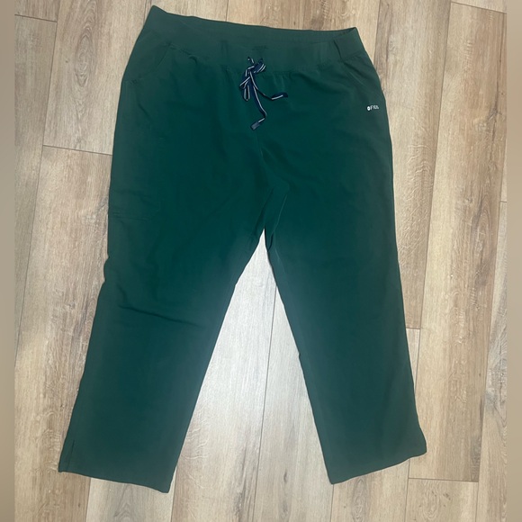 Figs British Racing Green Kade Cargo Scrub Pants 4XL Tall - Picture 3 of 5